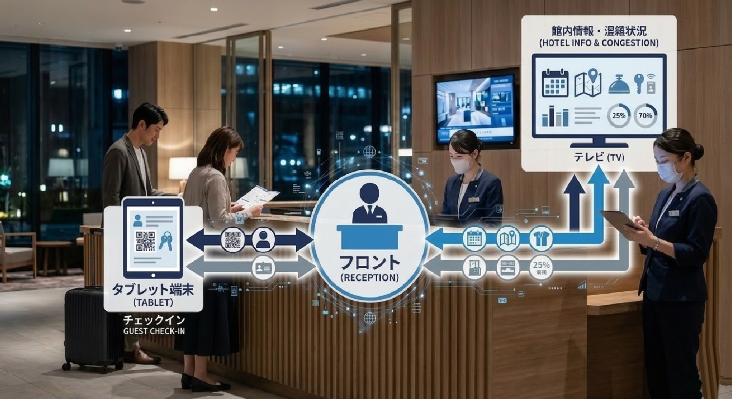 ホテルシステム(PMS)との連携