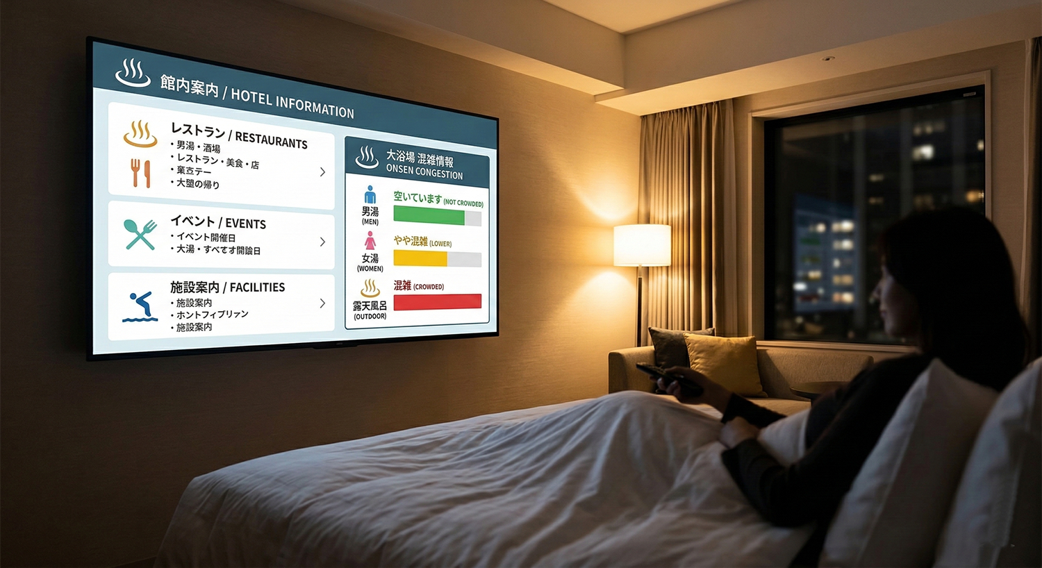 客室スマートテレビ・ソリューション